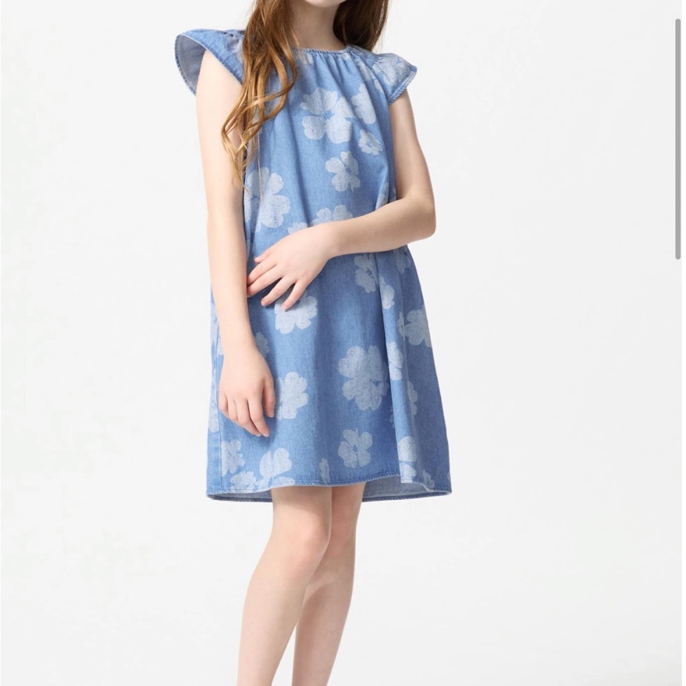 Uniqlo Blue Floral Kids Dress